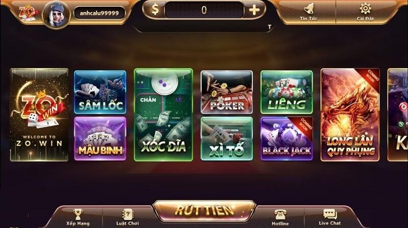 Game bài đổi thưởng đa dạng