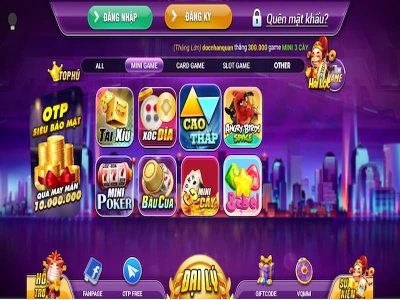 Bộ sưu tập game đa dạng của Havip Club có rất nhiều trò chơi hấp dẫn