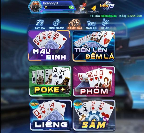 Kho game đồ sộ và chất lượng tại Win79