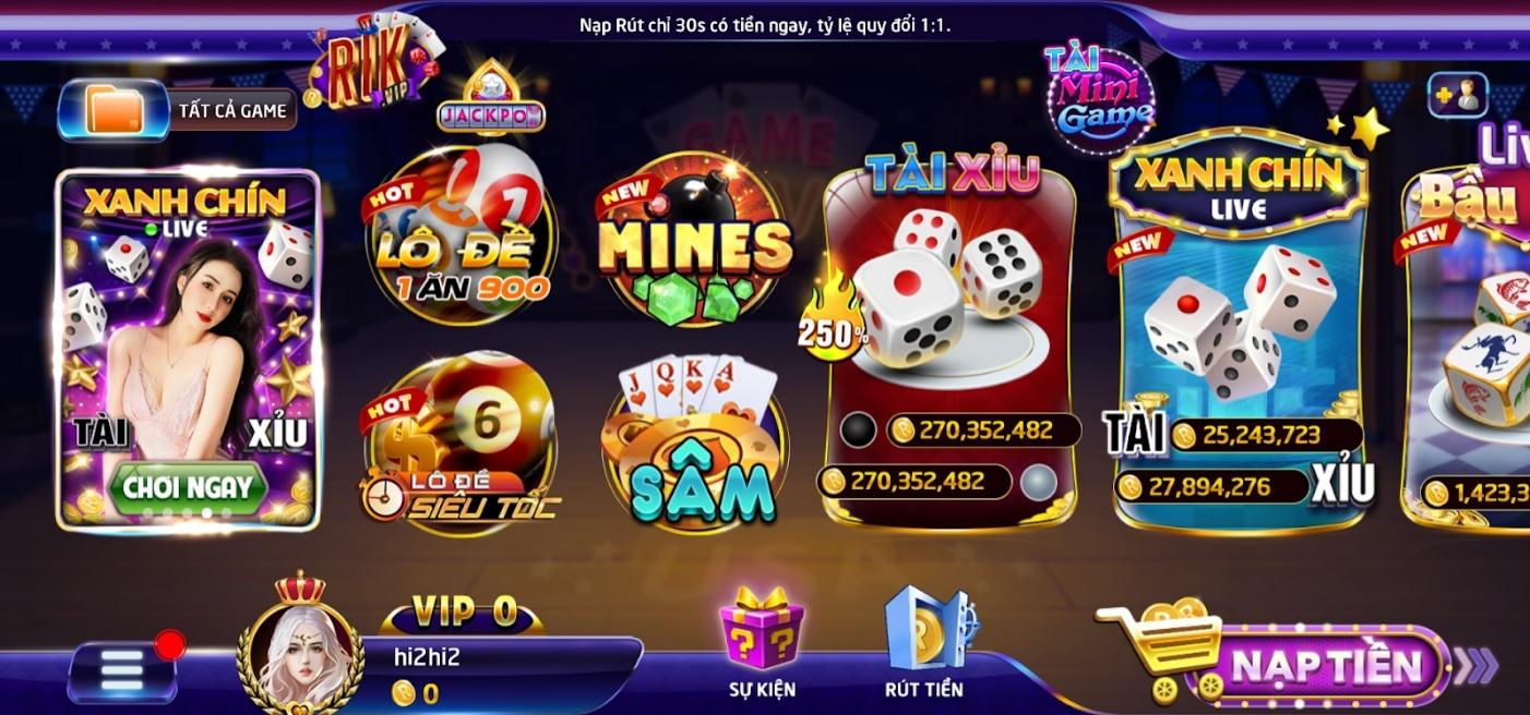 Rikvip – Địa chỉ chơi game bài đổi thưởng số 1 hiện nay