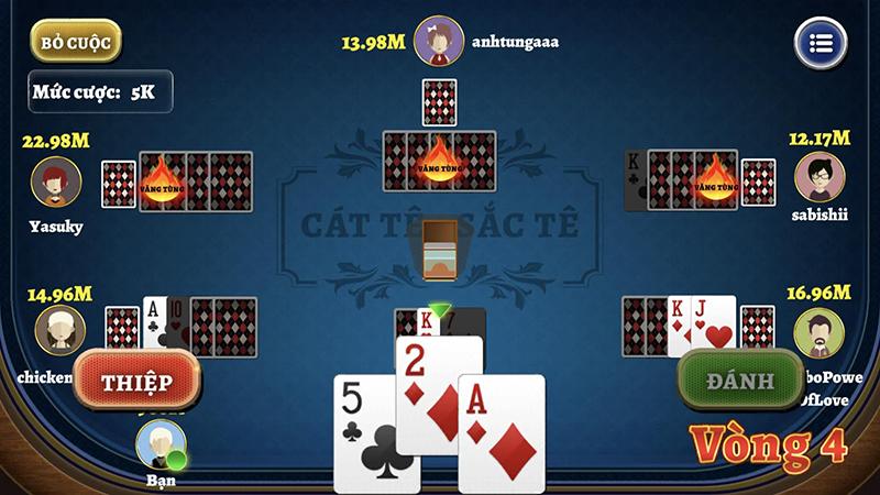 Thuật ngữ sử dụng trong game bài Catte