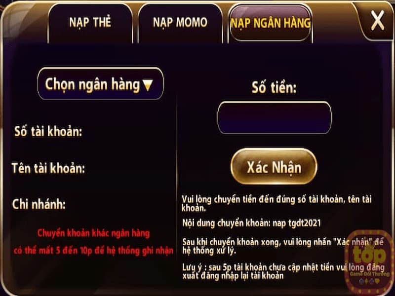 Cơ chế nạp rút 1:1 thông minh tại nền tảng game online W99 Club