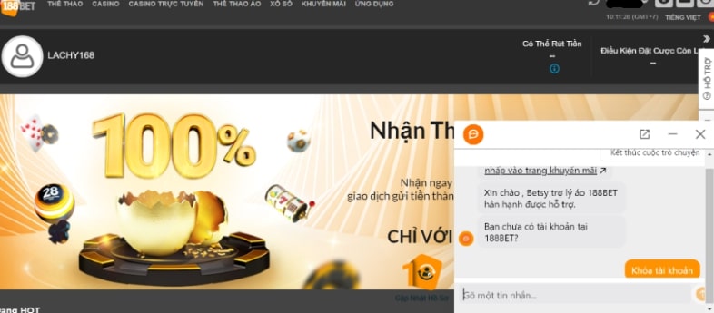 188bet có những chương trình khuyến mãi nào